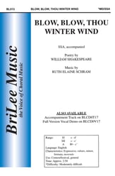 Blow, Blow, Thou Winter Wind SSA choral sheet music cover